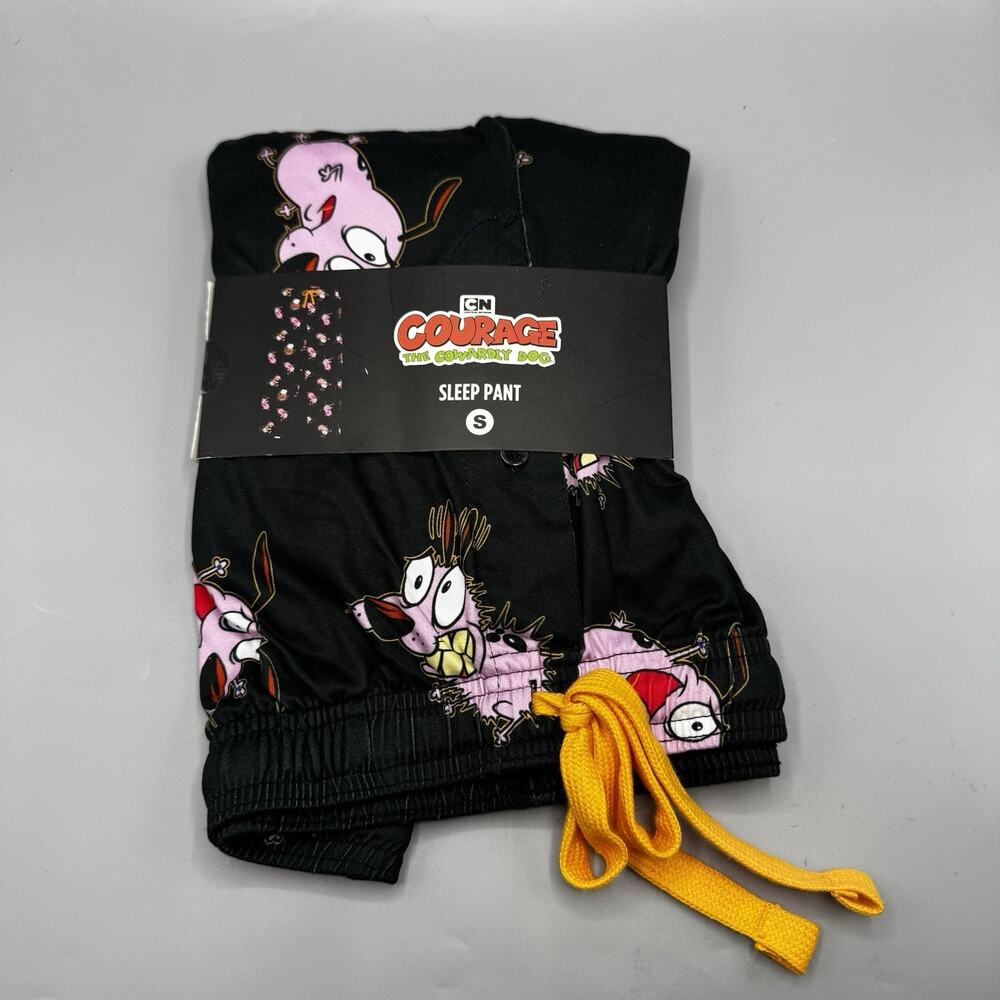 Courage The Cowardly Dog Sleep Pants Pajama Lounge Size SMALL 28-30 NEW